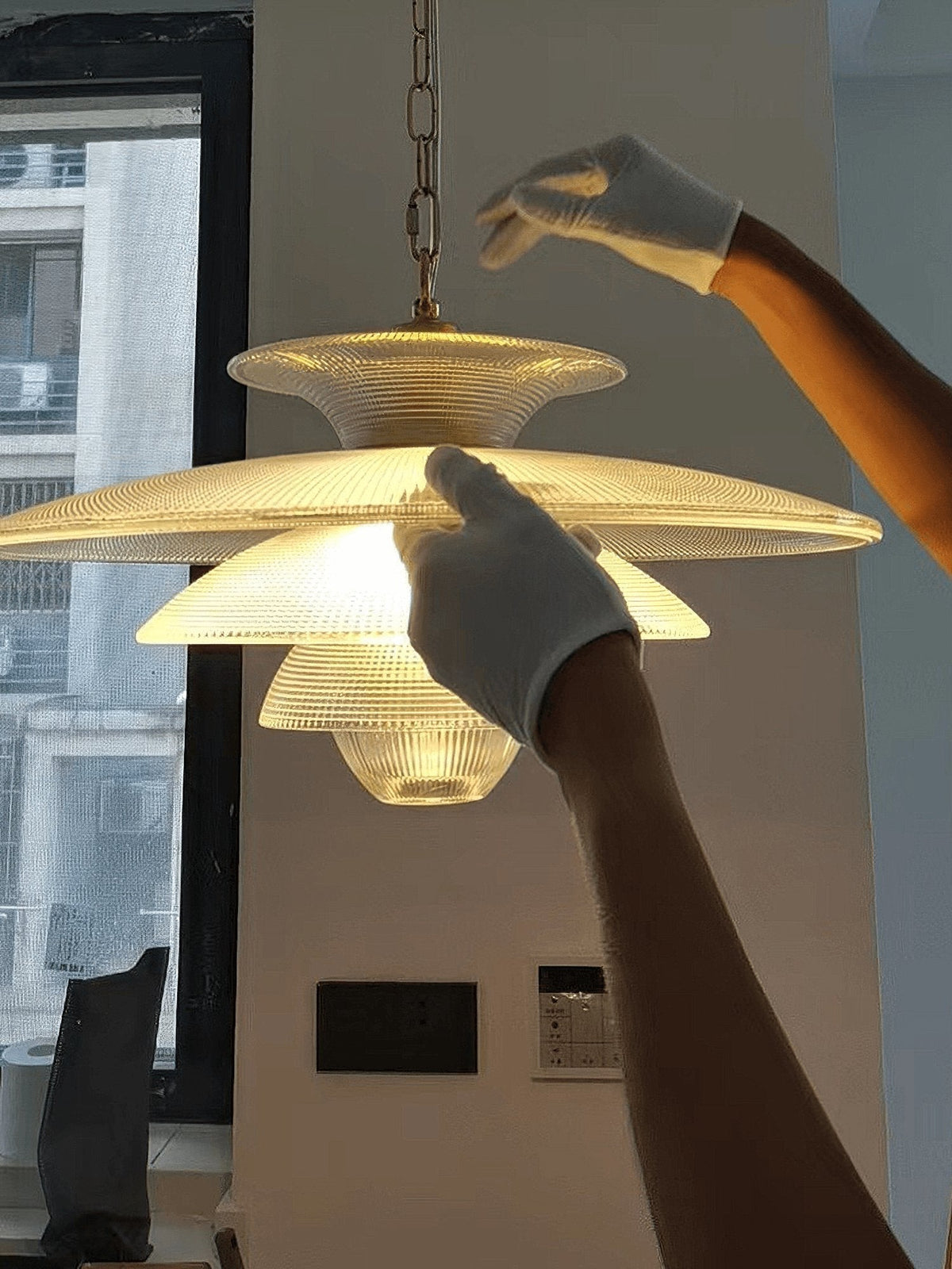 Cacariel kreativ pendellampa i glas