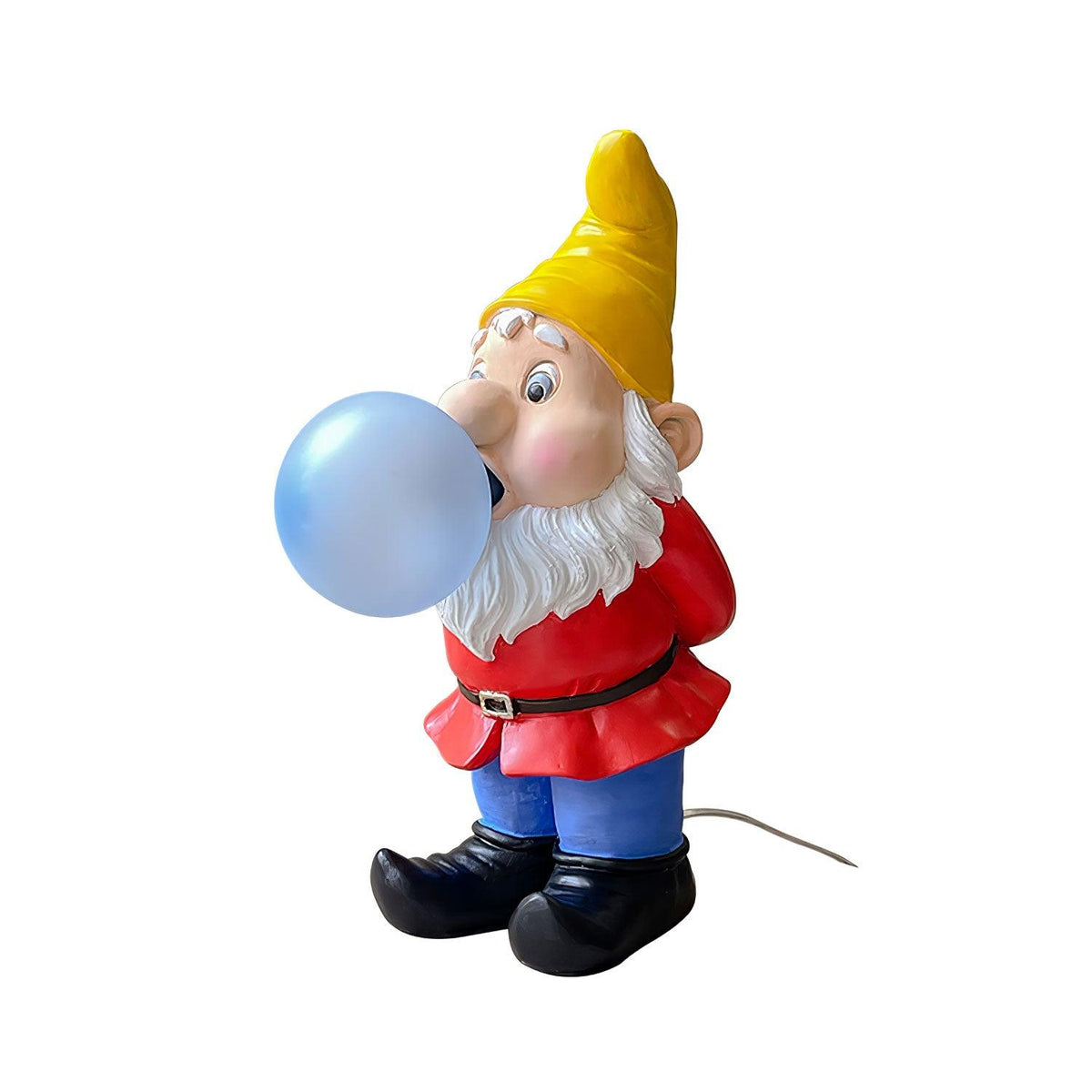 Candeeiro de mesa Brisa em resina, divertido