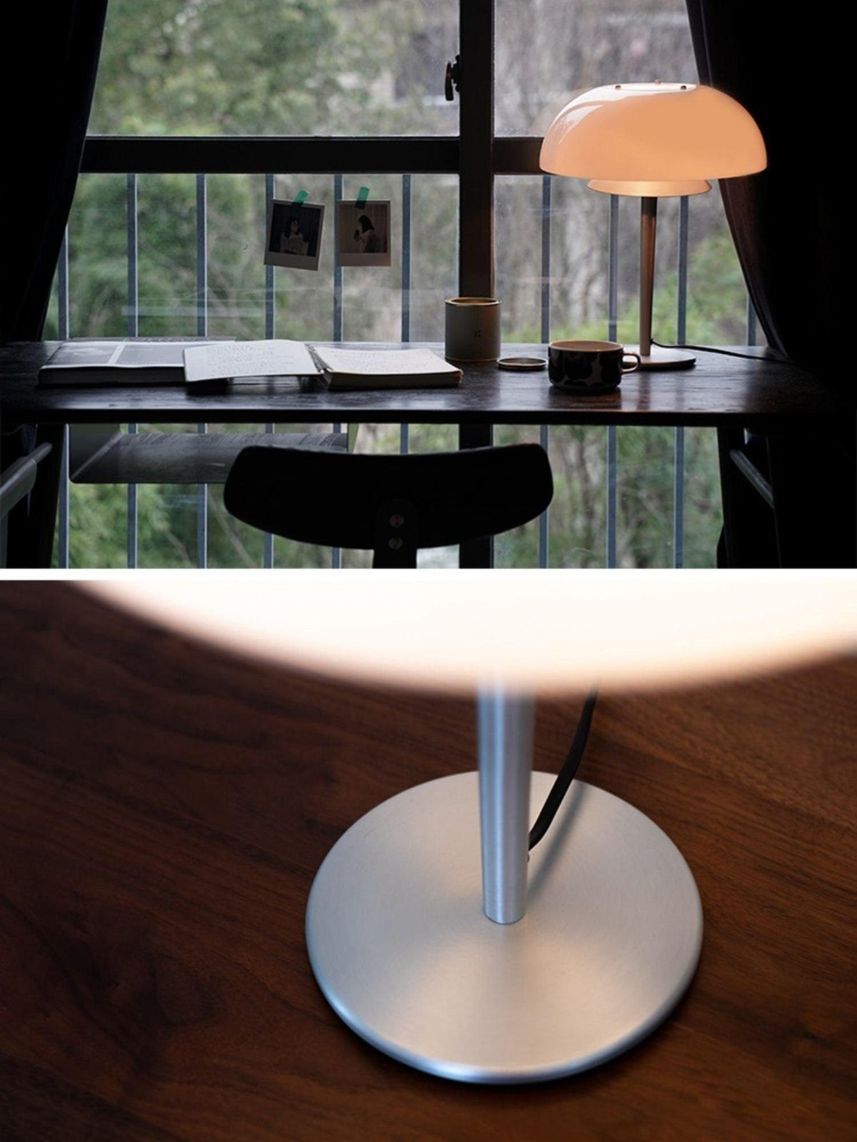 Nilten modern glasbordslampa