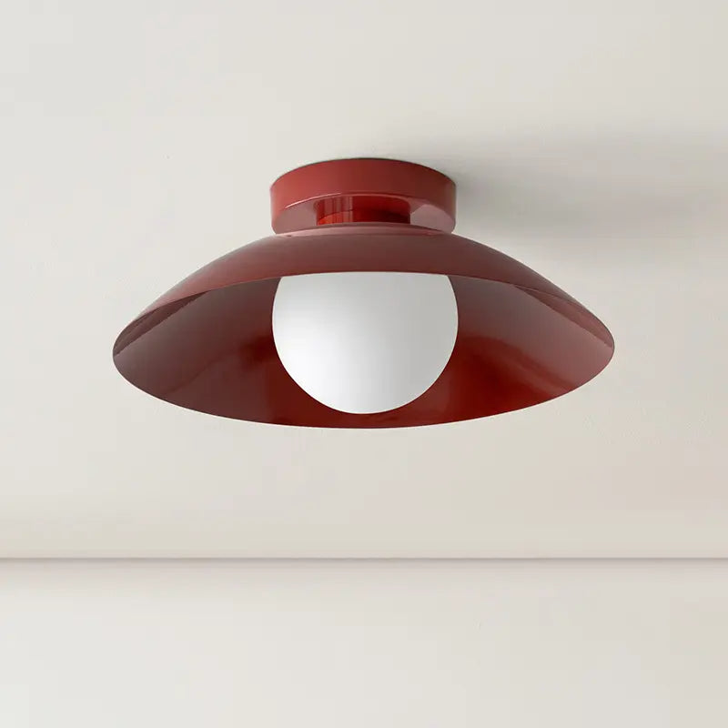 Arisha moderne loftlampe i sort, rød, pink og gul til soveværelse