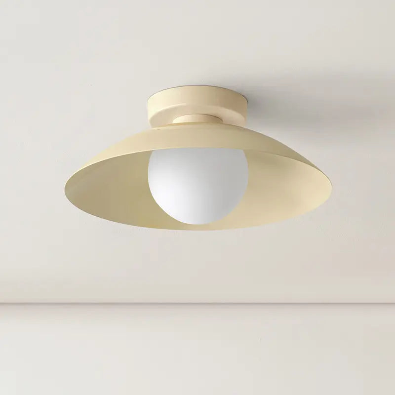 Arisha moderne loftlampe i sort, rød, pink og gul til soveværelse