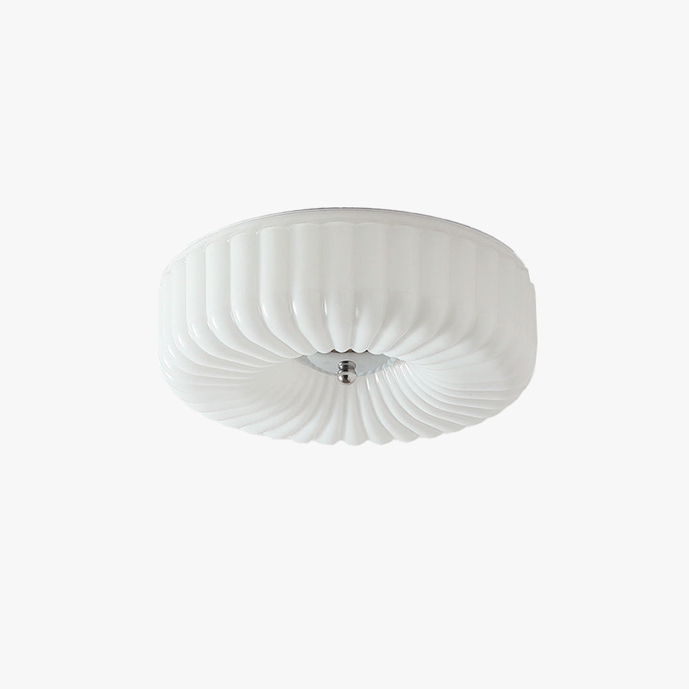 Arisha modern LED-plafonderad taklampa i glas för sovrum
