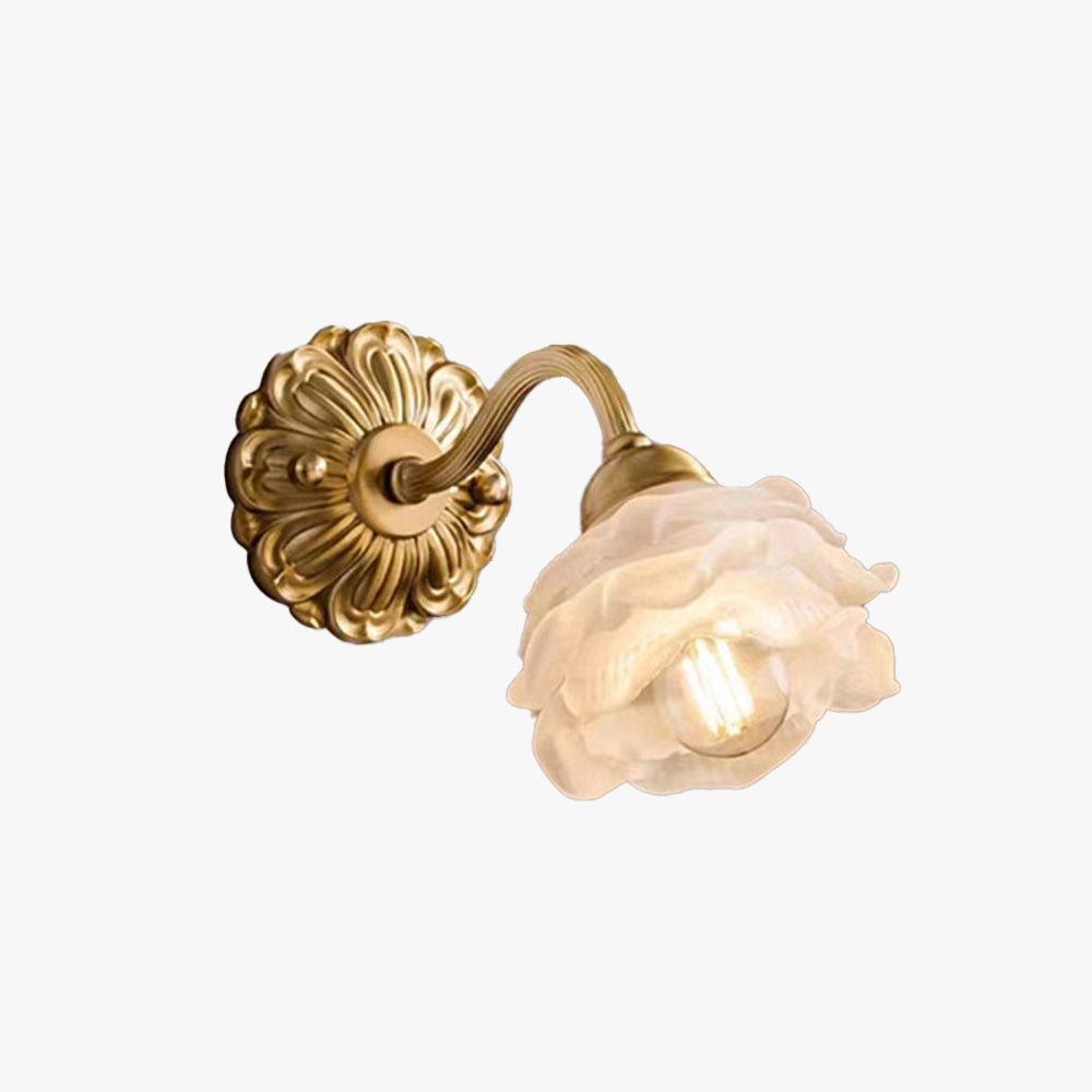 Arisha vintage-tyylinen metallinen lasisisäseinävalaisin, makuuhuoneeseen/olohuoneeseen