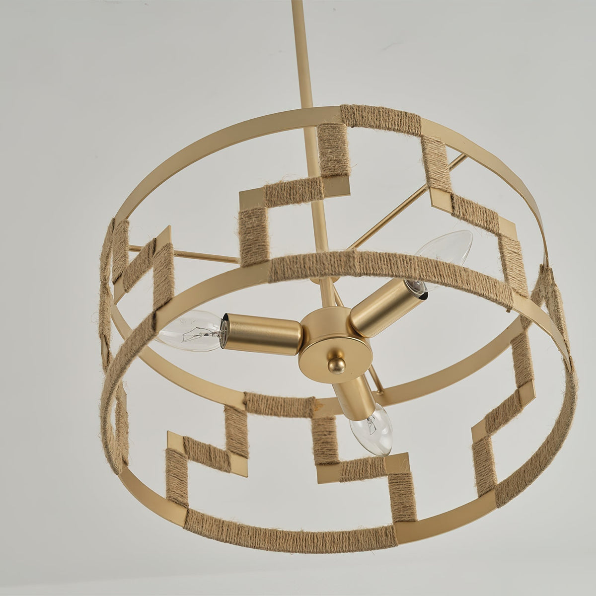 Matrix pendellampa i guld
