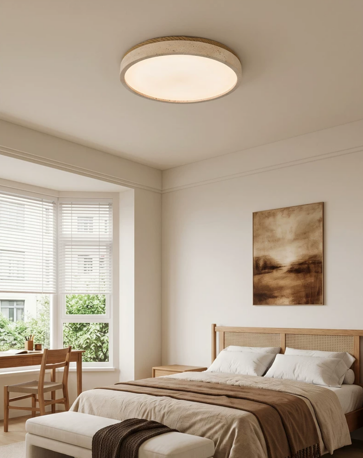 Haverleigh indbygget lampe i travertin