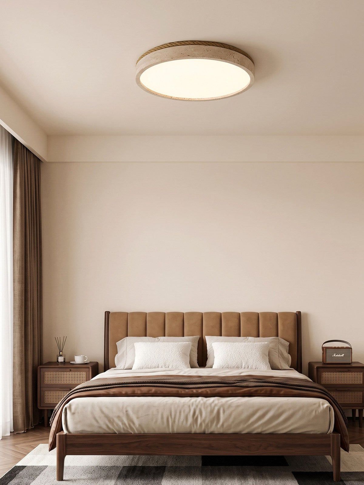 Haverleigh indbygget lampe i travertin