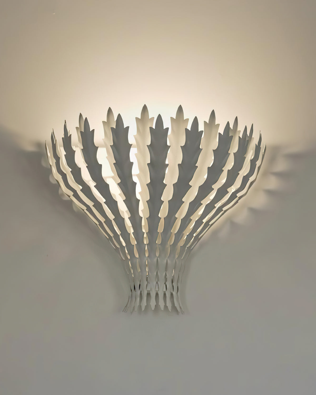 Hampton Wall Light Handmade Leaf Motif Elegant