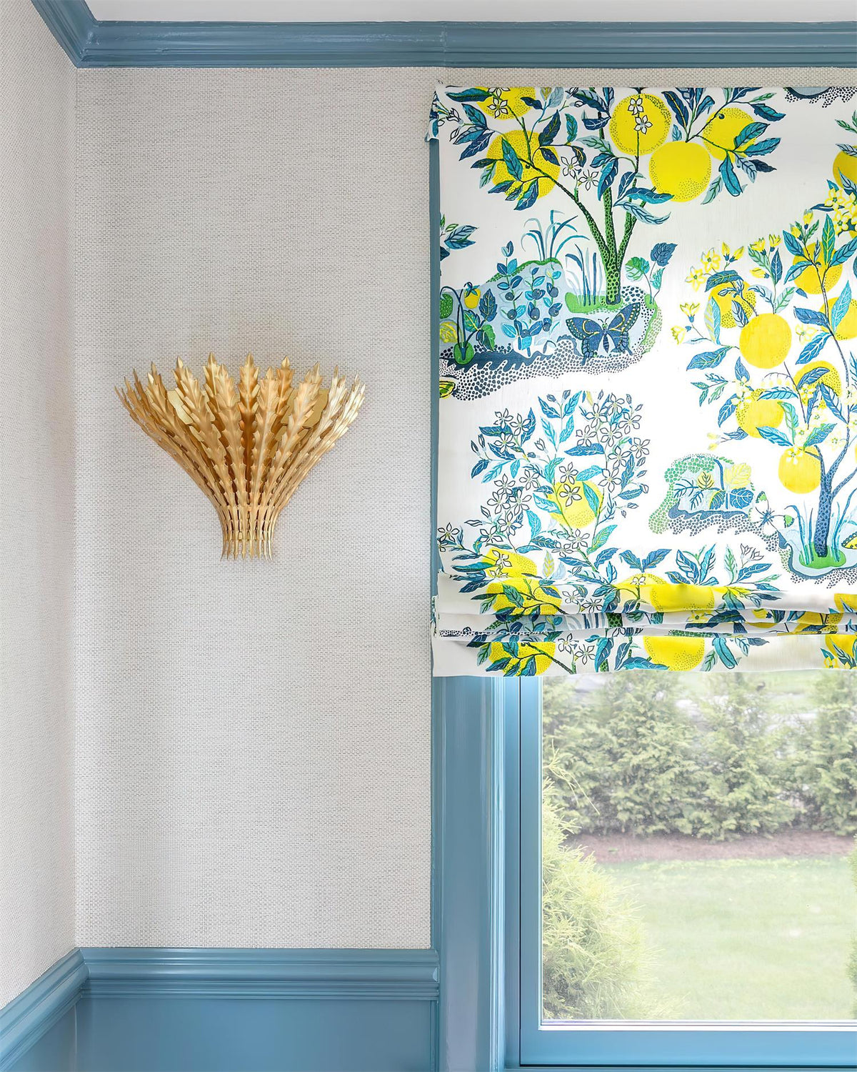 Hampton Wall Light Handmade Leaf Motif Elegant