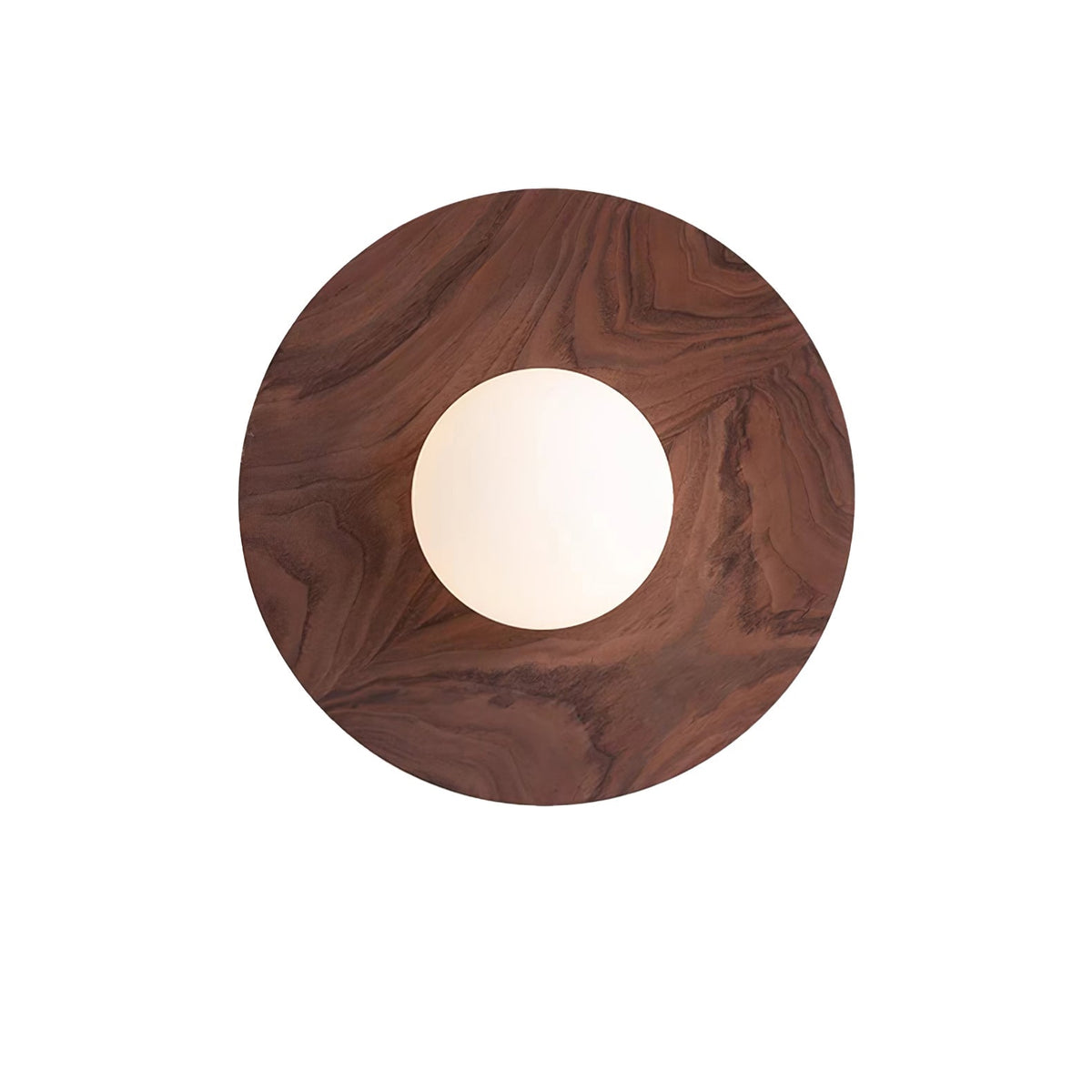 Eloza moderne minimalistisk væglampe i træ og glas