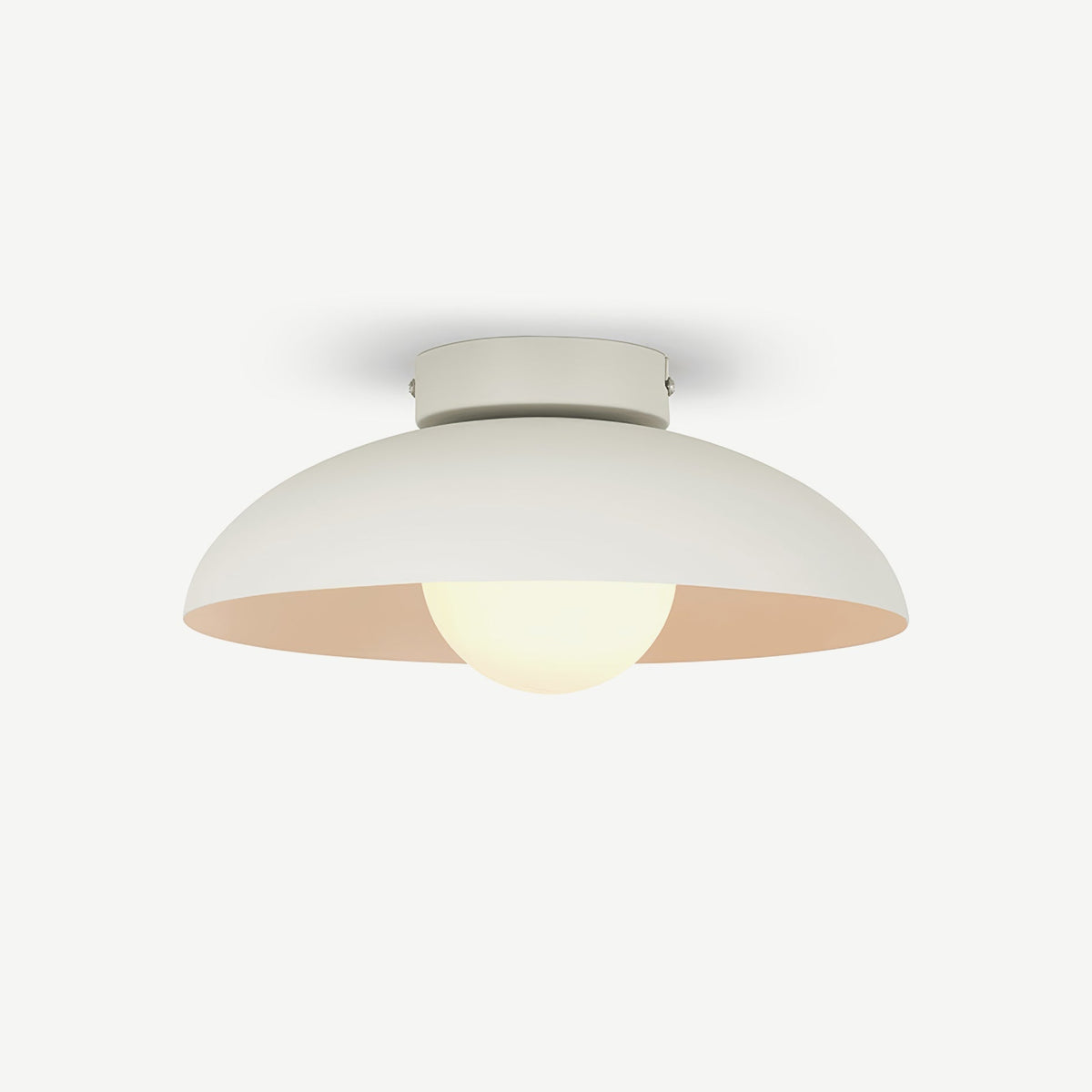 Zontes nordisk kunstnerisk kuppelloftlampe i glas