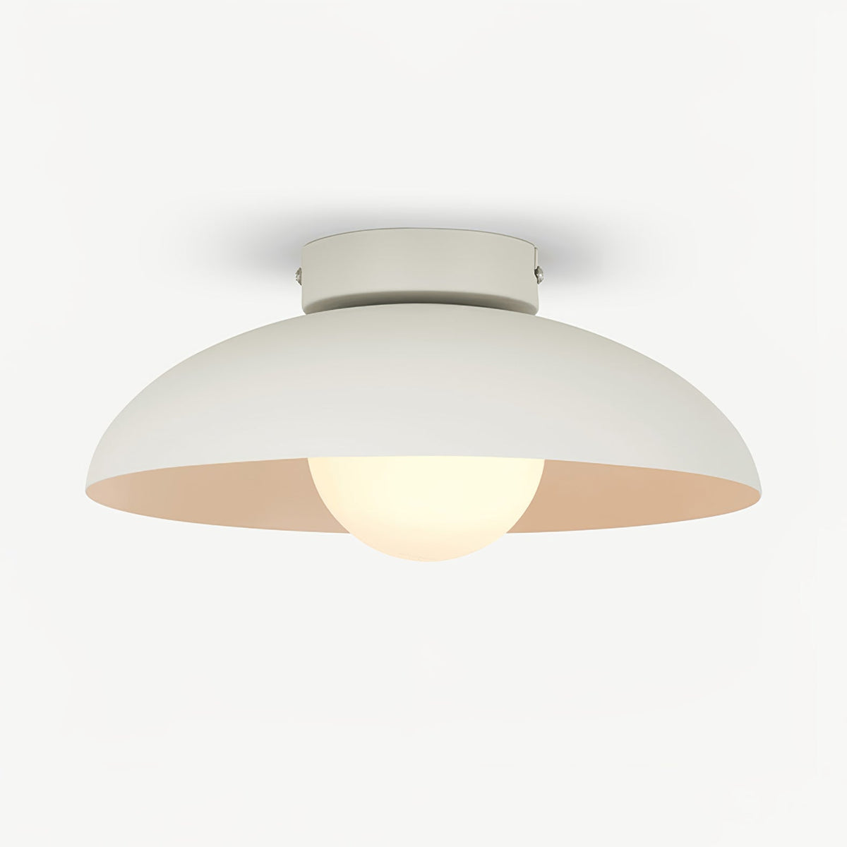 Zontes nordisk kunstnerisk kuppelloftlampe i glas