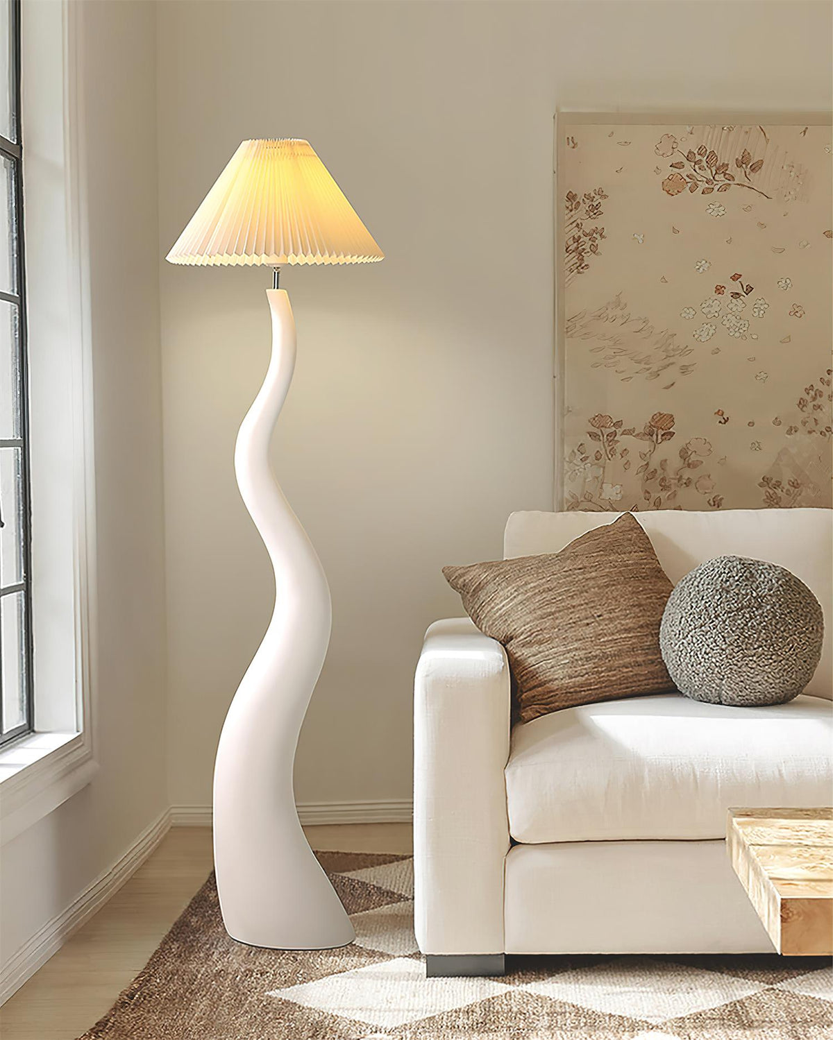 Serpent-gulvlampe