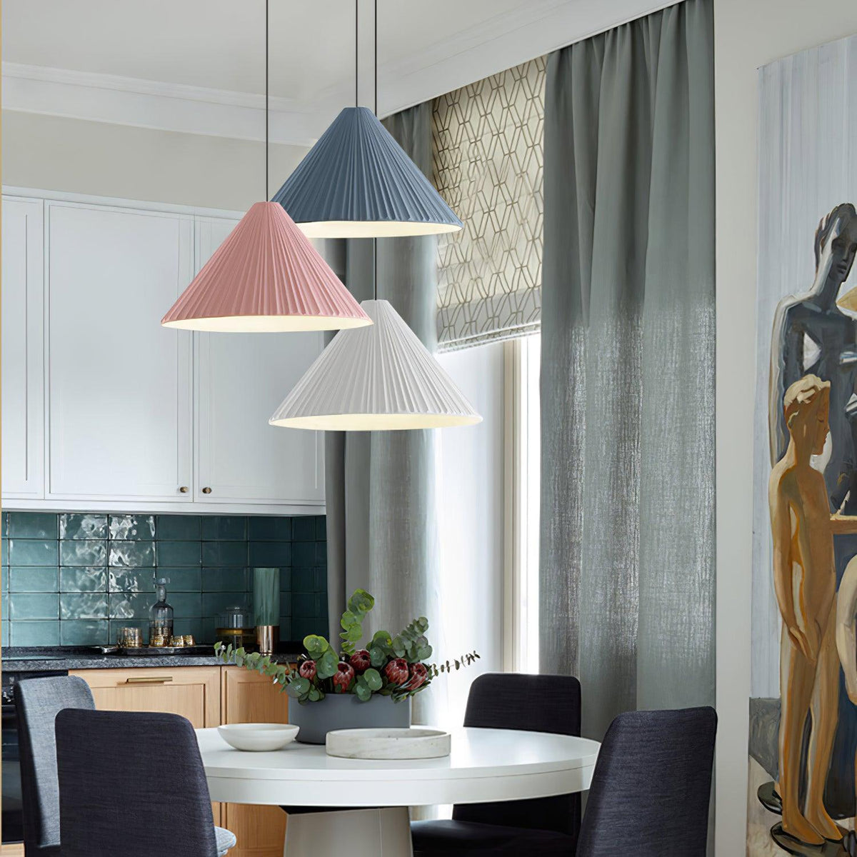 Cone Hat pendellampa i harts