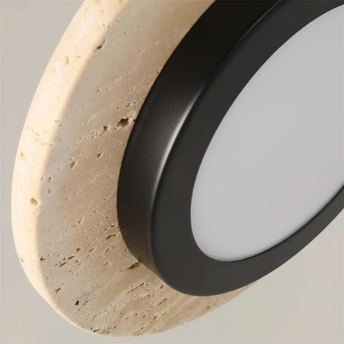 Valen LED-hengilampi úr travertíni