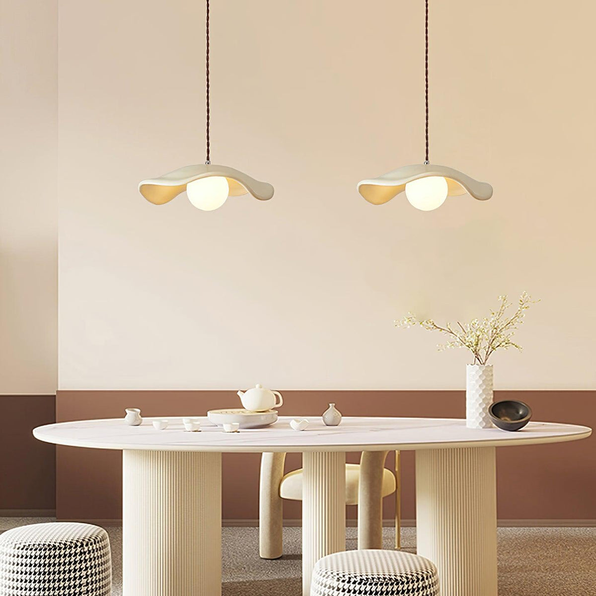 Candeeiro suspenso Fluid Organic Hats