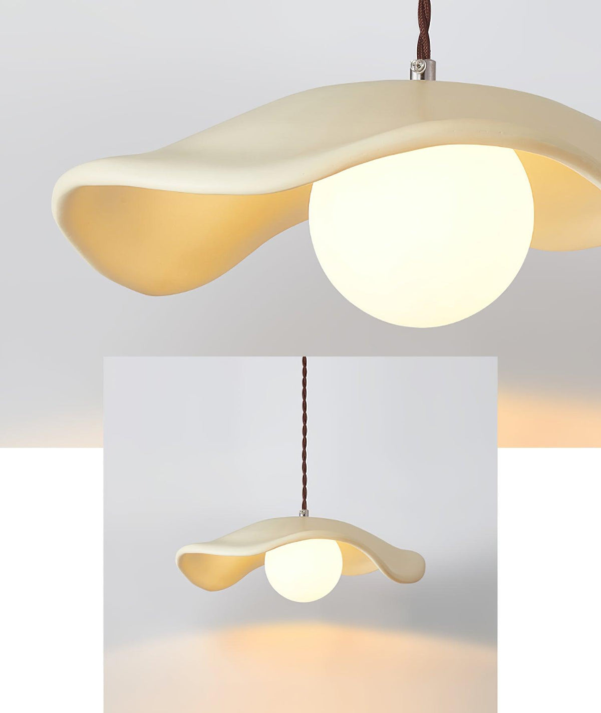 Candeeiro suspenso Fluid Organic Hats