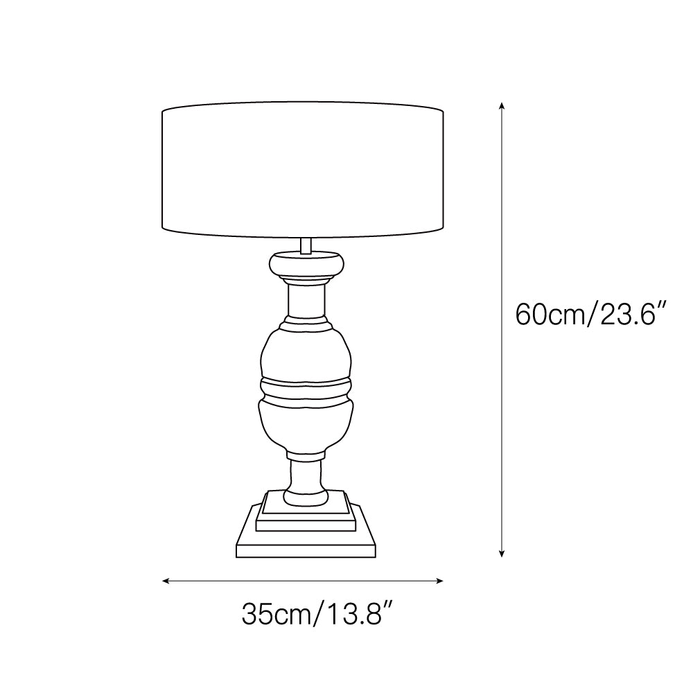 Velelelle-bordlampe