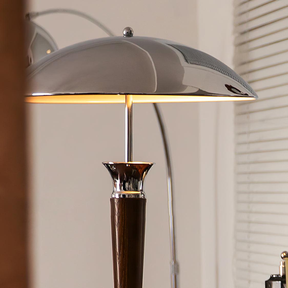 Viraivelle retro golvlampa i krom
