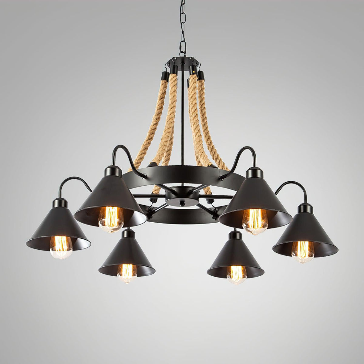 Orelalelle industriel lysekrone