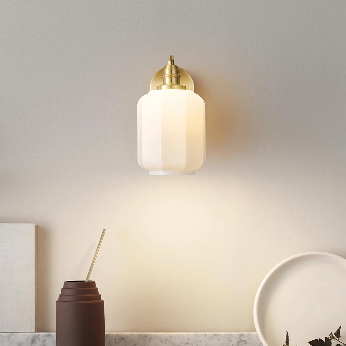 Miano vägglampa i glas