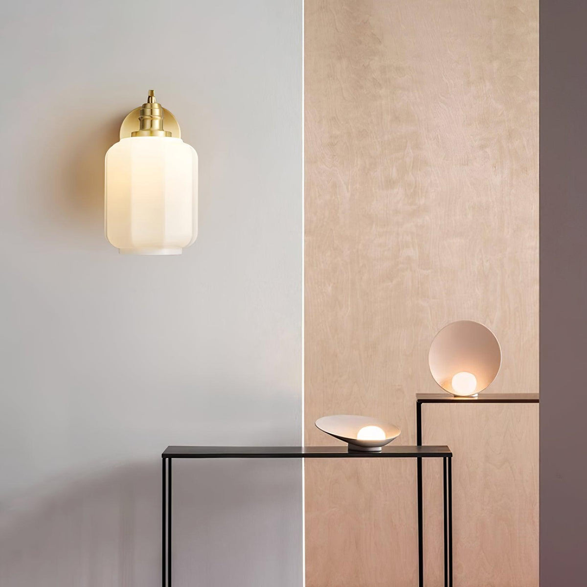 Miano vägglampa i glas