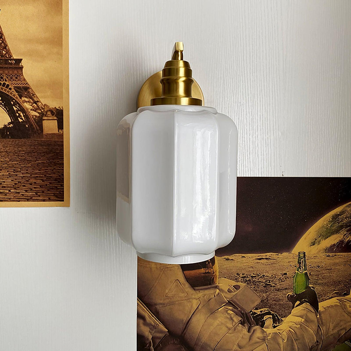 Miano vägglampa i glas