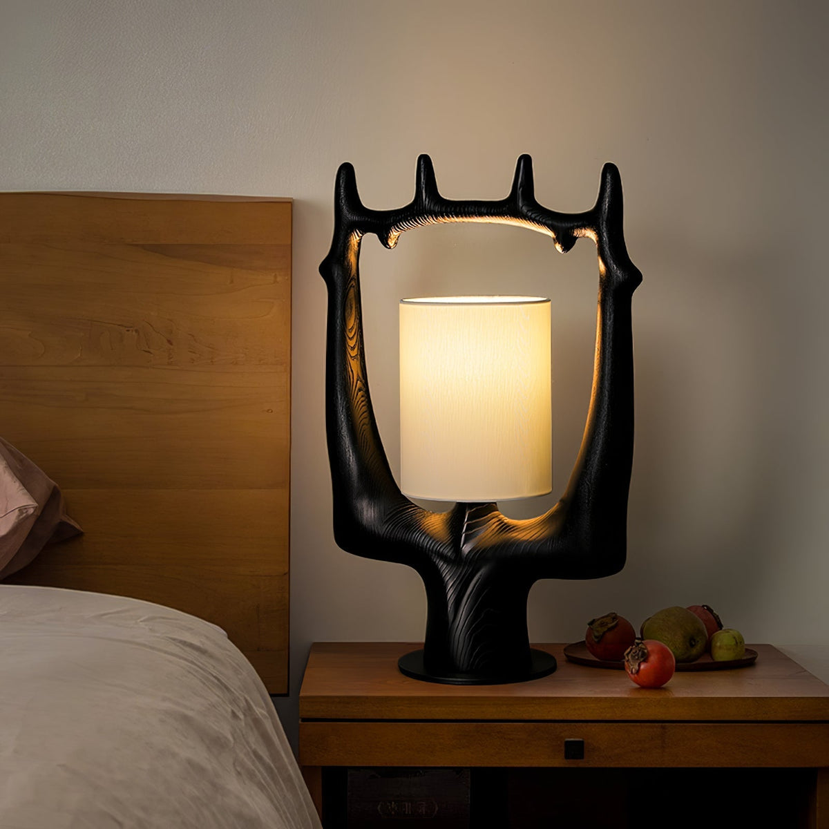 Roise naturträ bordslampa