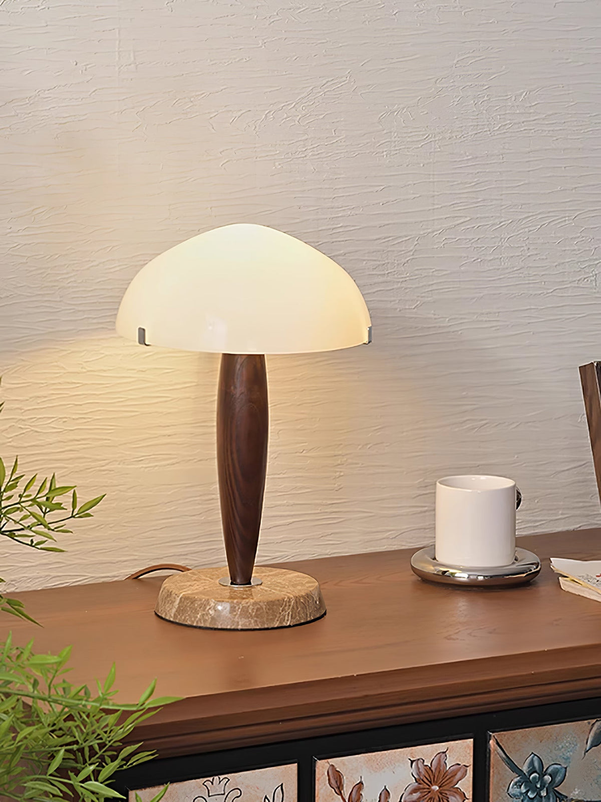 Candeeiro de mesa Emerson em madeira