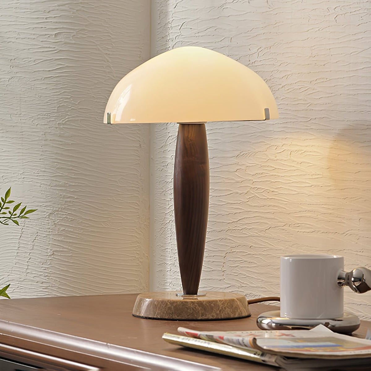 Candeeiro de mesa Emerson em madeira