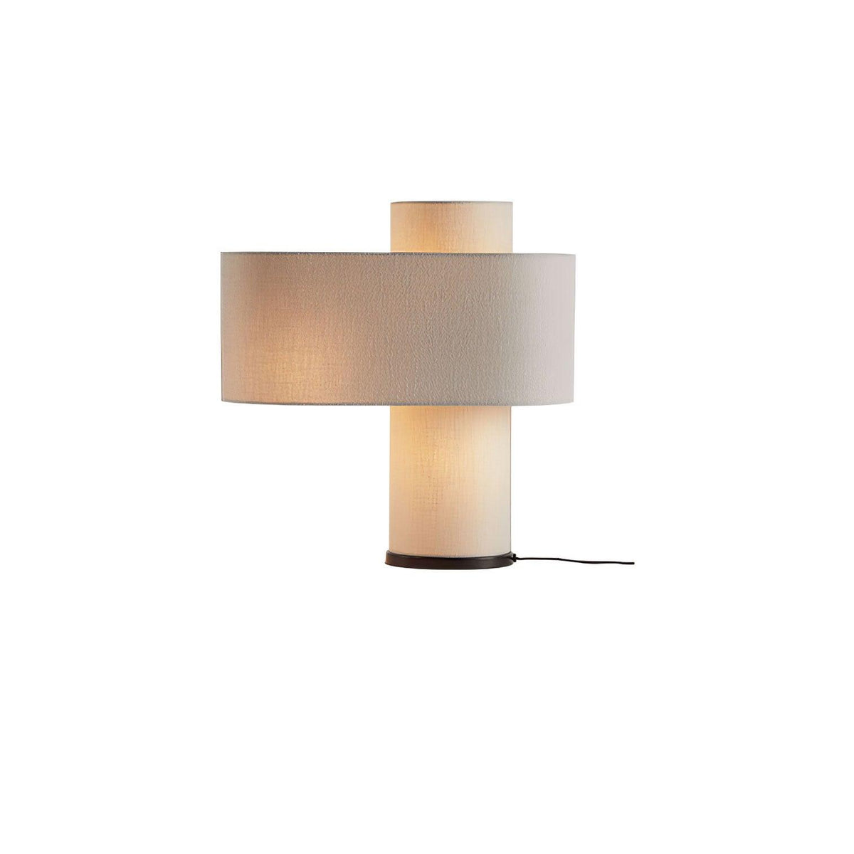 Eurvenil minimalistisk stofbordlampe