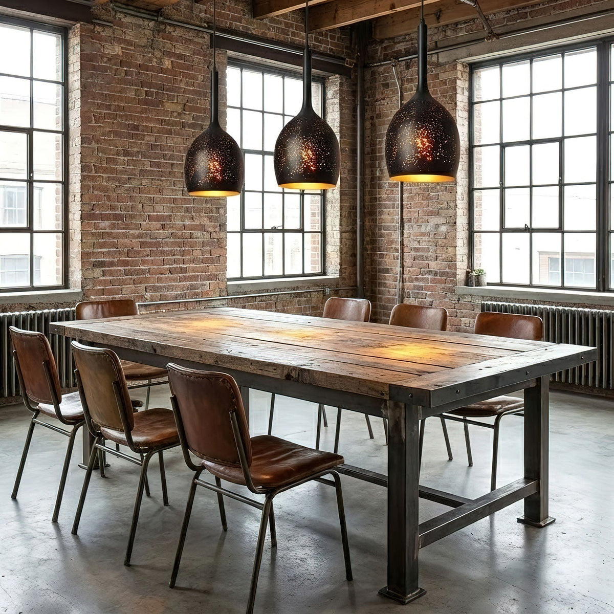 Calania Hollow-industriel pendellampe