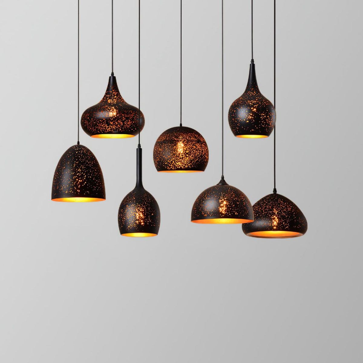 Calania Hollow-industriel pendellampe