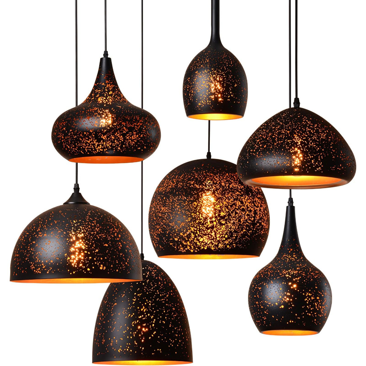 Calania Hollow-industriel pendellampe
