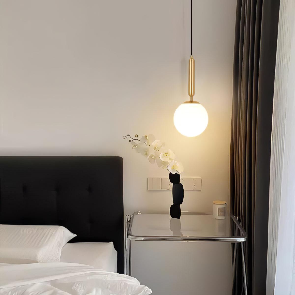 Orbita minimalistisk pendellampa i mässing