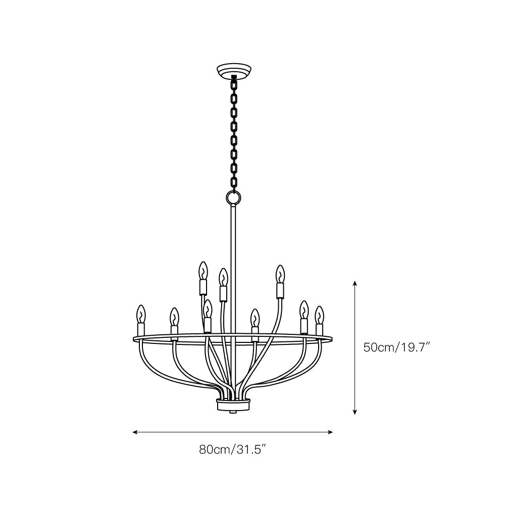 Candelabro Cadência