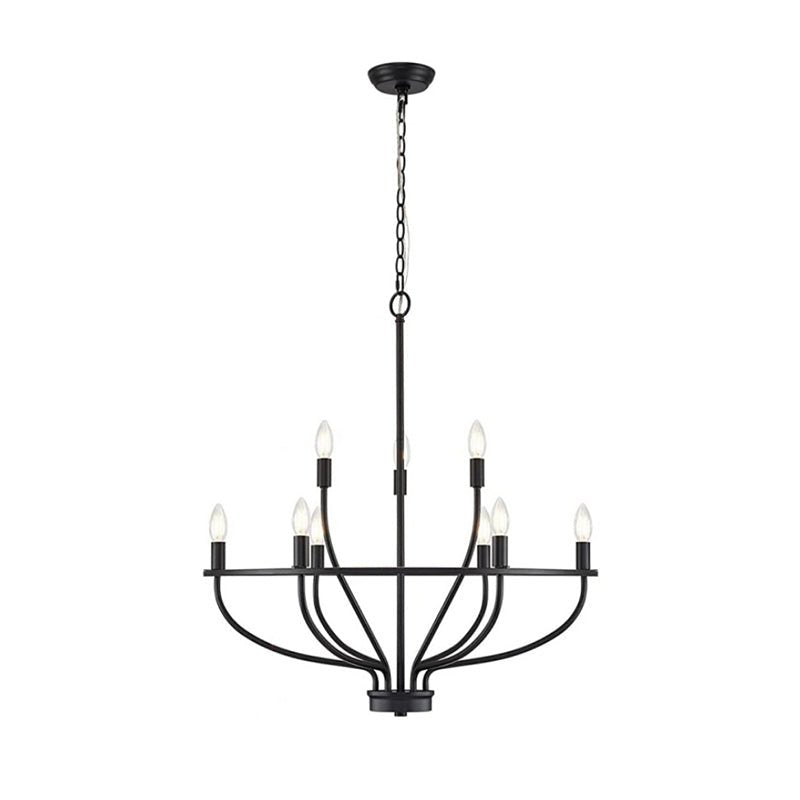 Lustre candelabro de latão dourado Aurinella