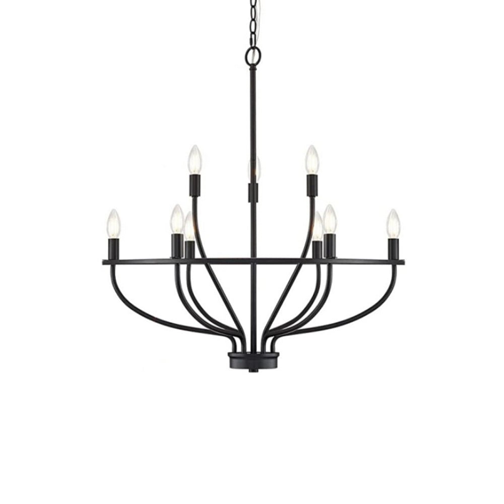 Lustre candelabro de latão dourado Aurinella
