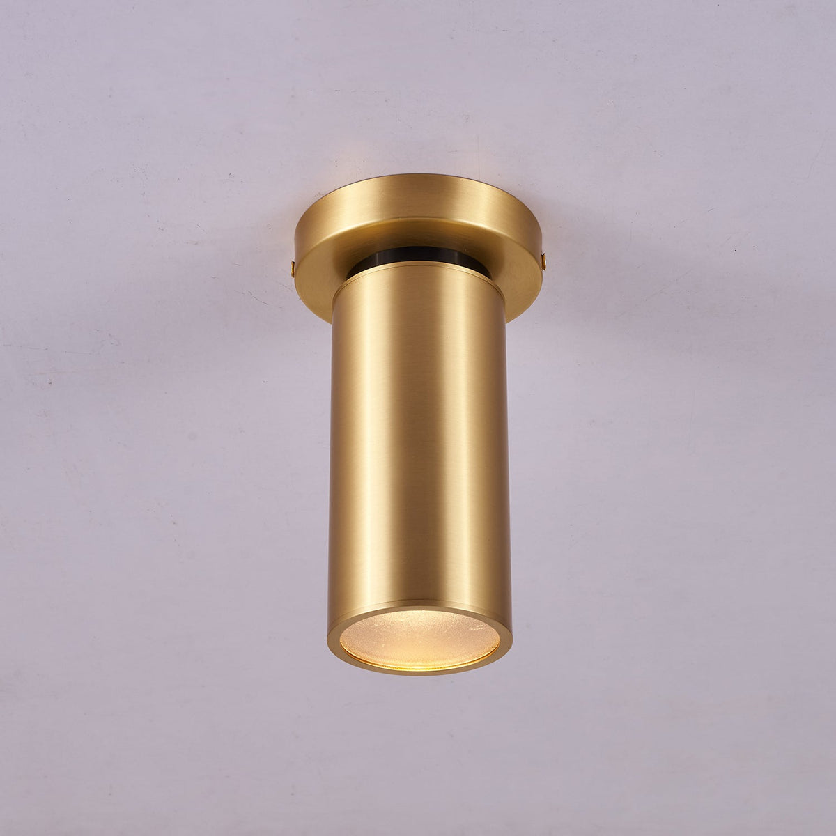 Candeeiro de teto com foco em latão, moderno minimalista Syloran
