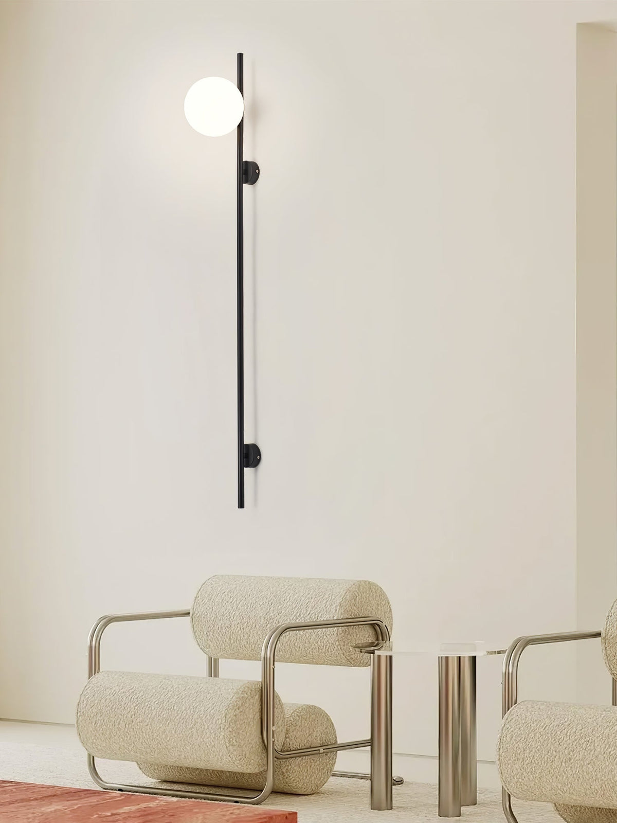 Nerylor modern minimalistisk glasvägglampa