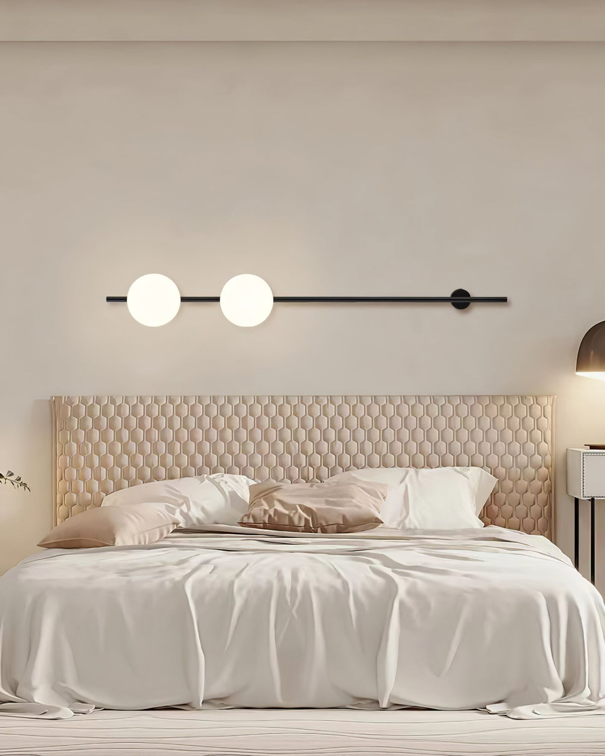 Nerylor modern minimalistisk glasvägglampa