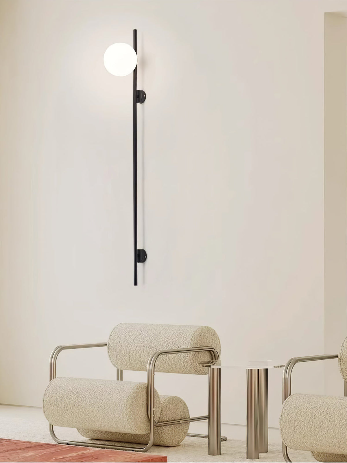 Nerylor modern minimalistisk glasvägglampa