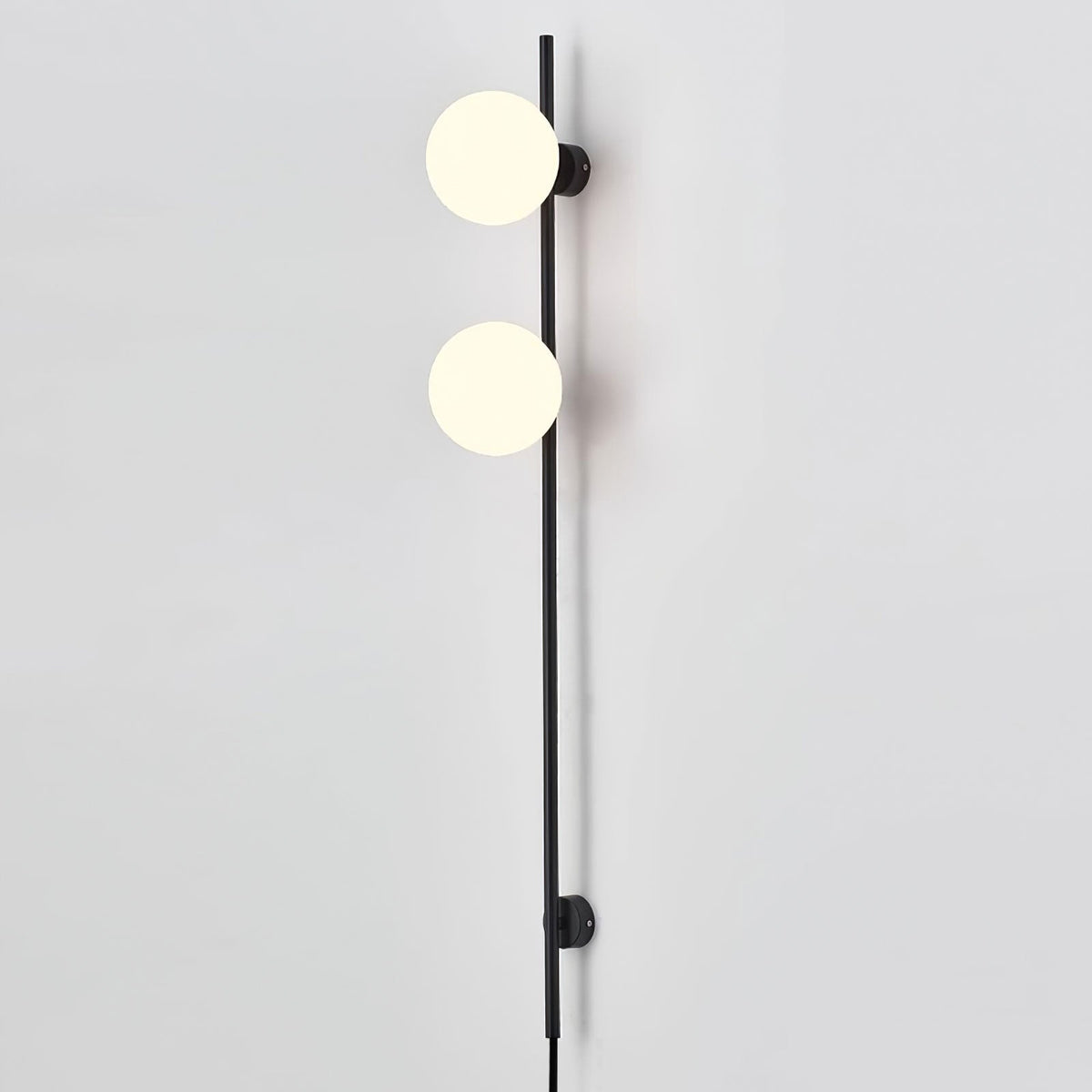 Candeeiro de parede moderno e minimalista em vidro Evshaora