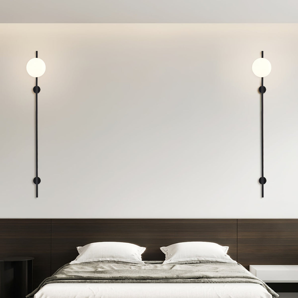 Nerylor modern minimalistisk glasvägglampa