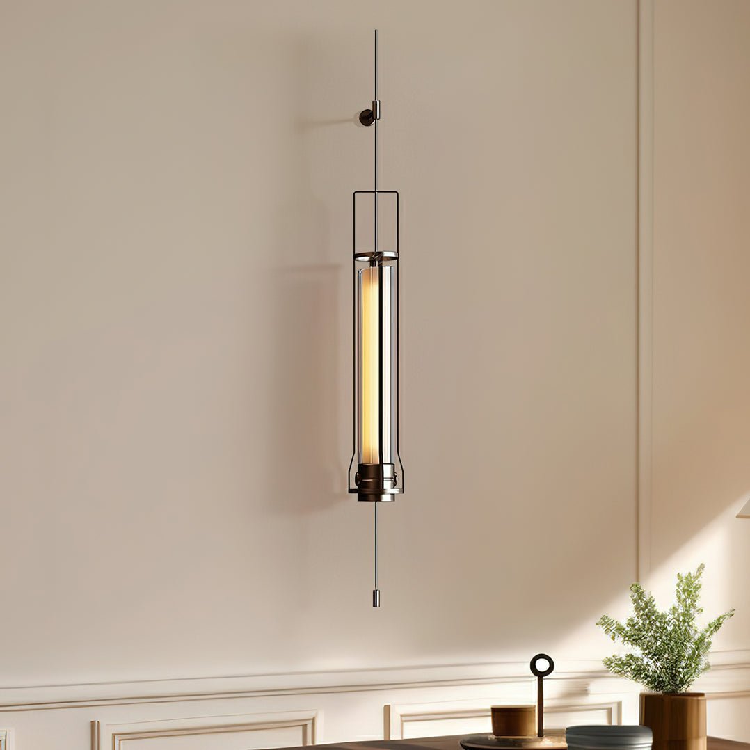 Lioralora moderne minimalistisk cylindrisk glasvæglampe