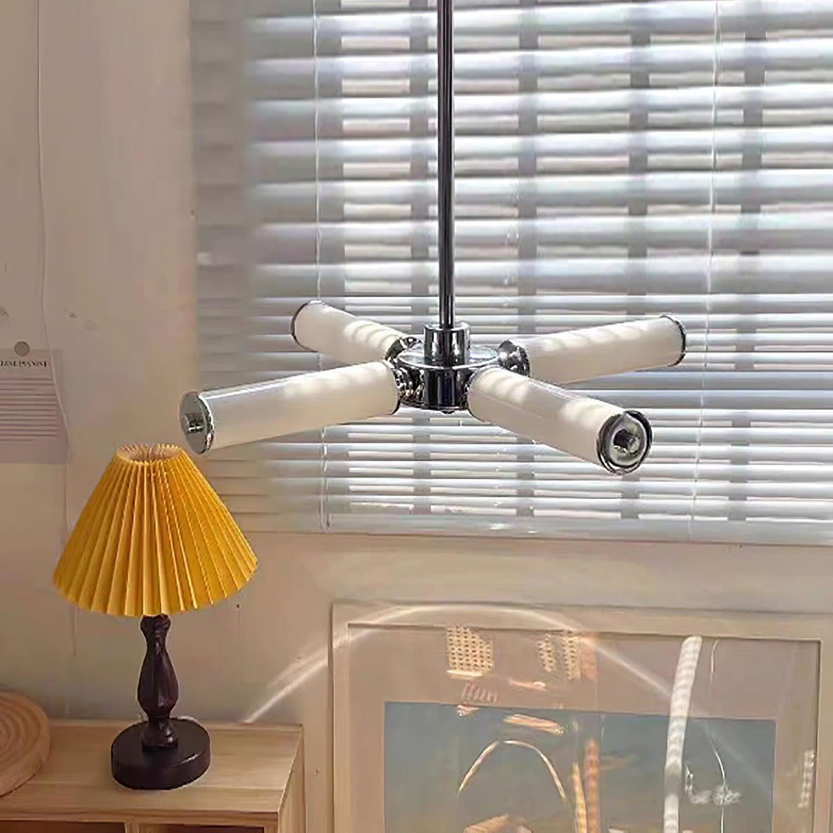 Zoliria moderne minimalistisk LED-lysekrone i glas
