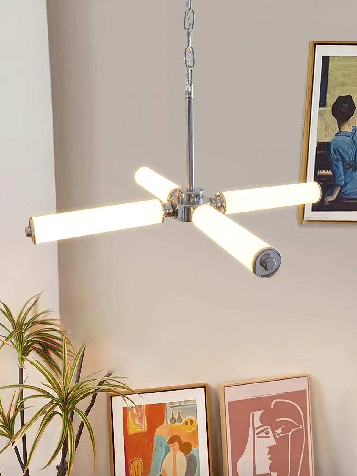 Zoliria moderne minimalistisk LED-lysekrone i glas