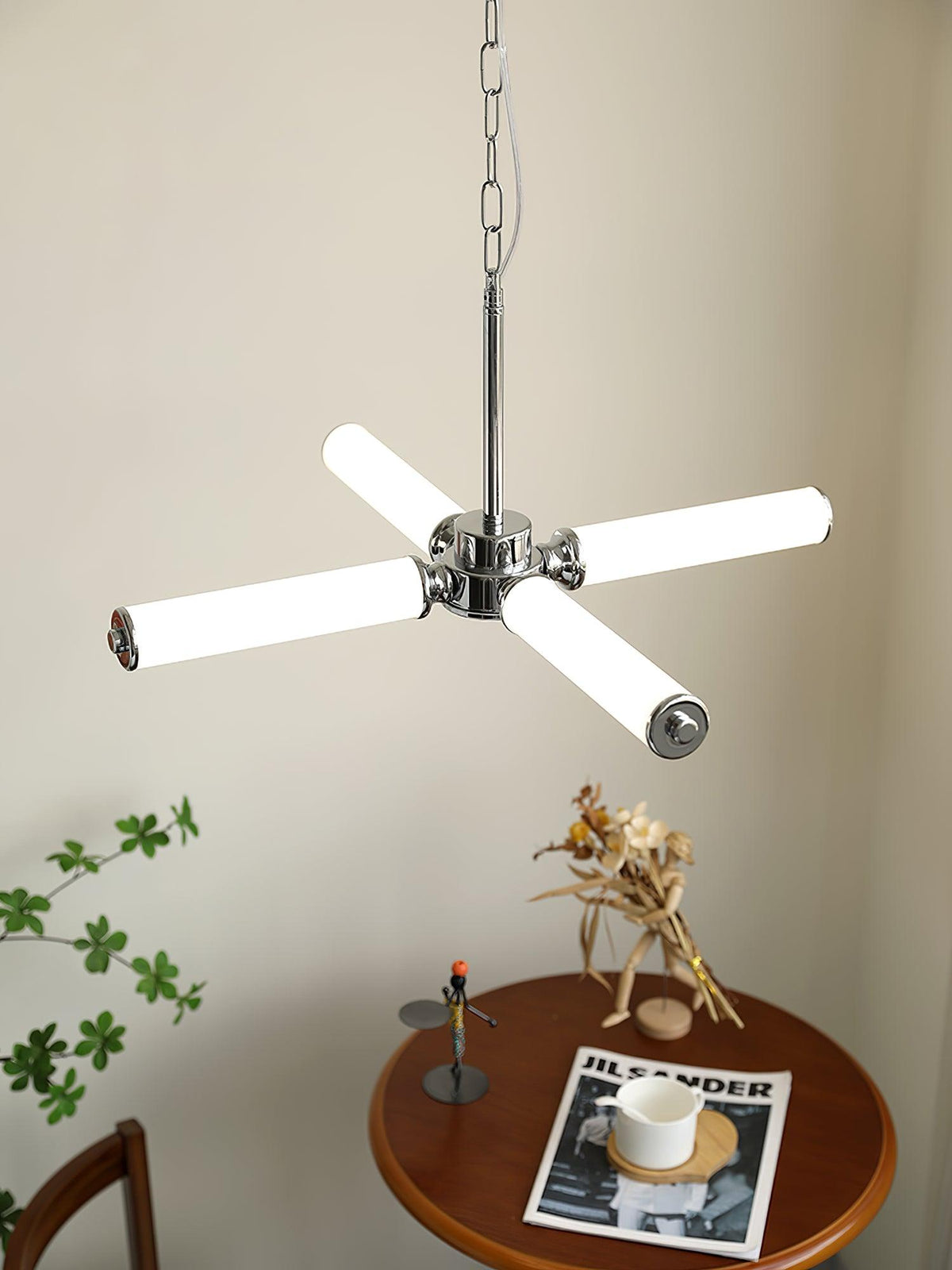 Zoliria moderne minimalistisk LED-lysekrone i glas