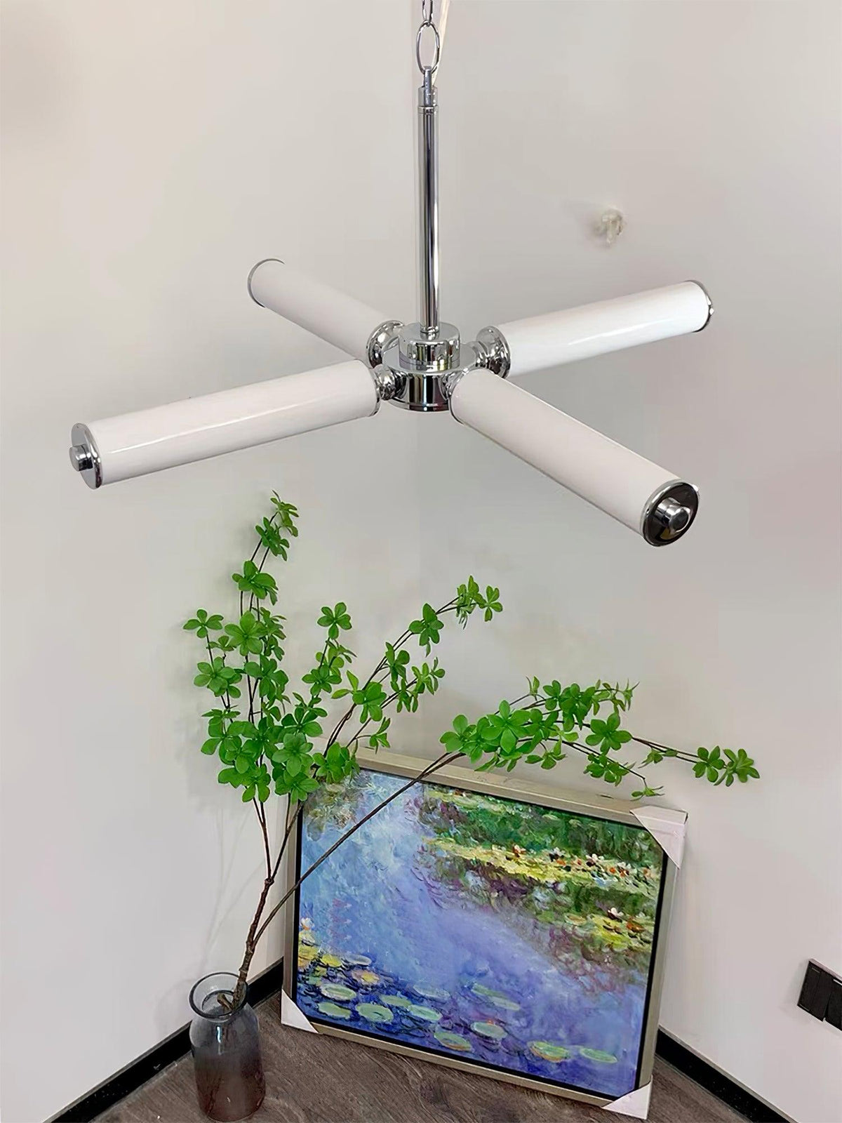 Zoliria moderne minimalistisk LED-lysekrone i glas