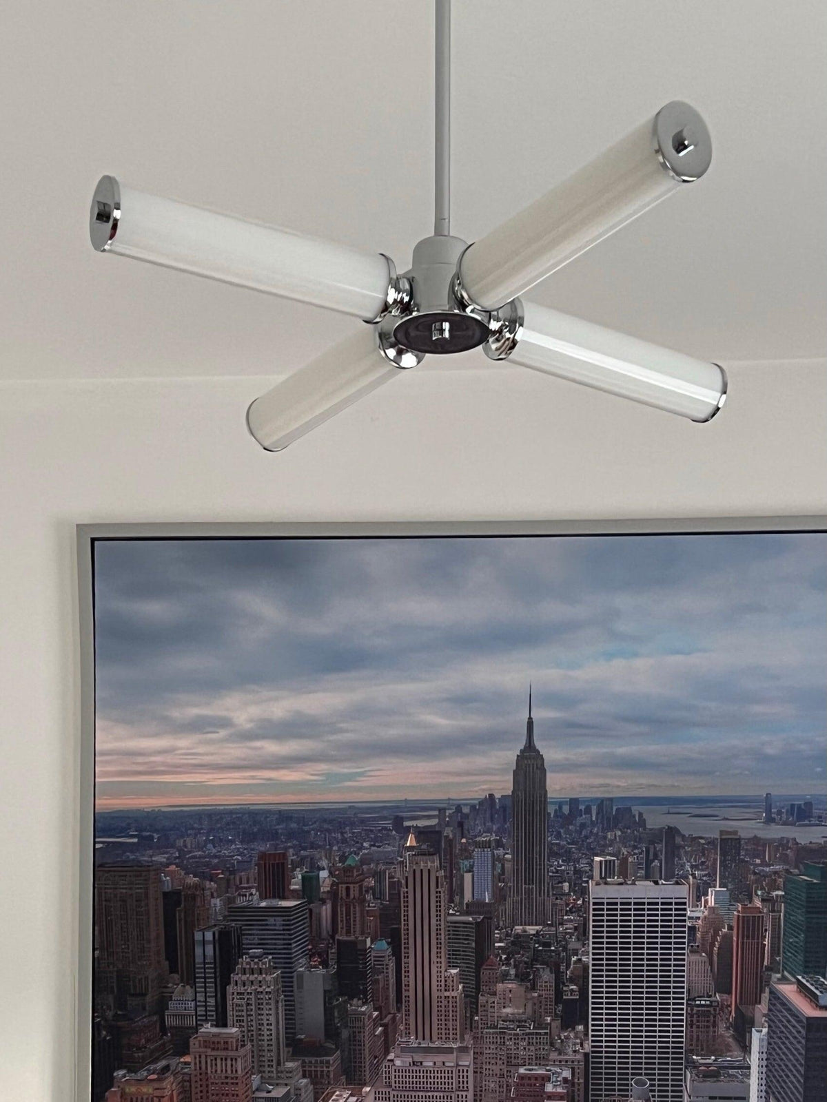 Zoliria moderne minimalistisk LED-lysekrone i glas