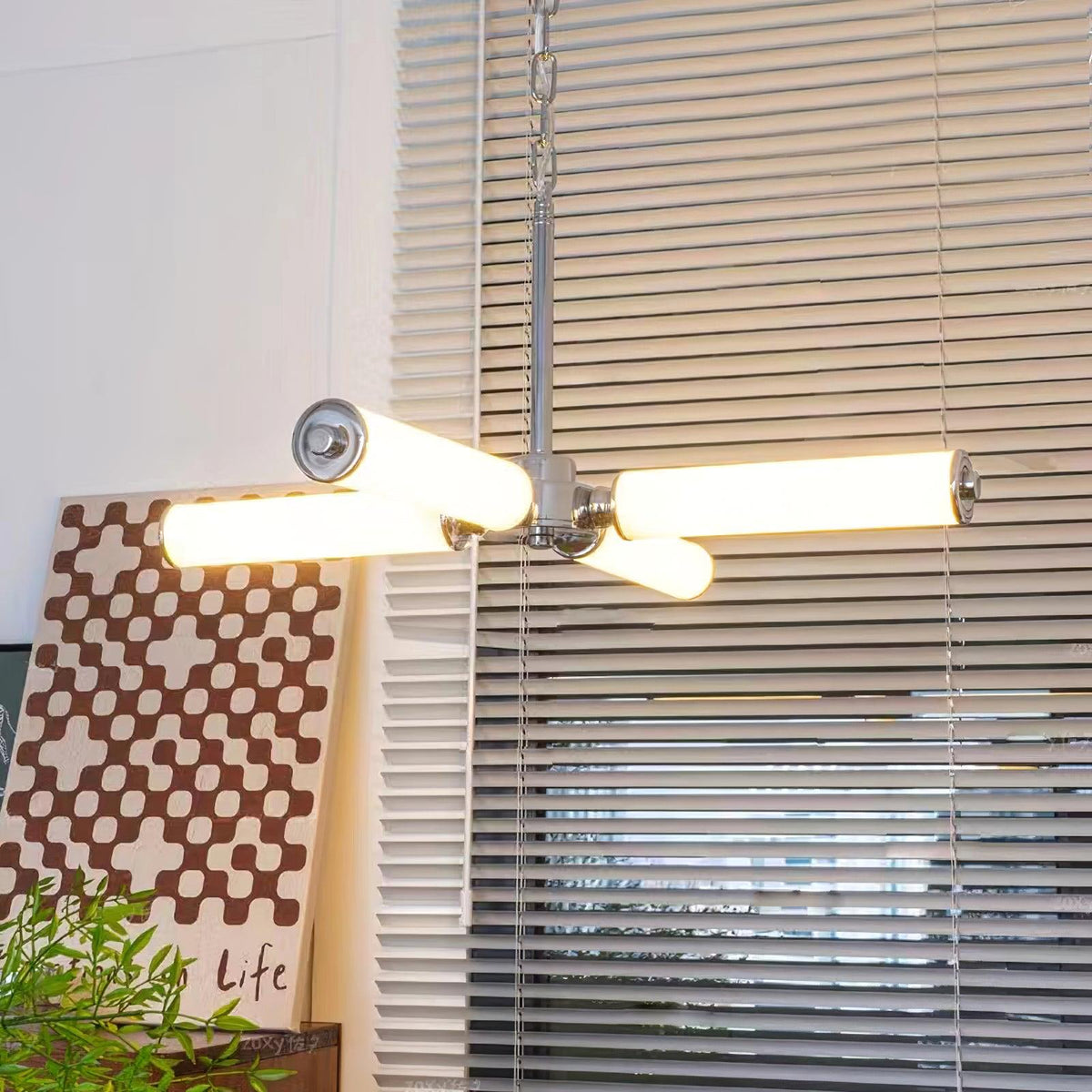 Zoliria moderne minimalistisk LED-lysekrone i glas